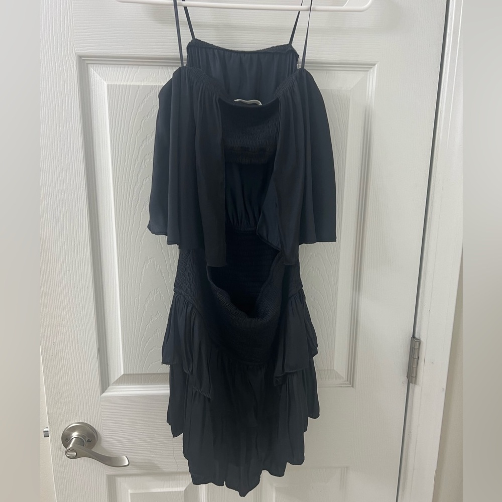 Vestique Black strapless romper